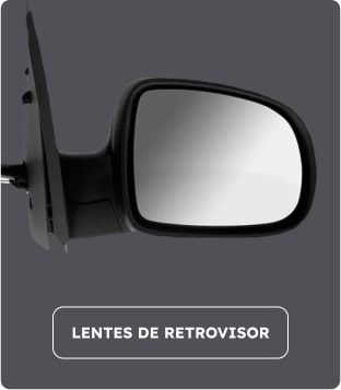 Lente do retrovisor com base