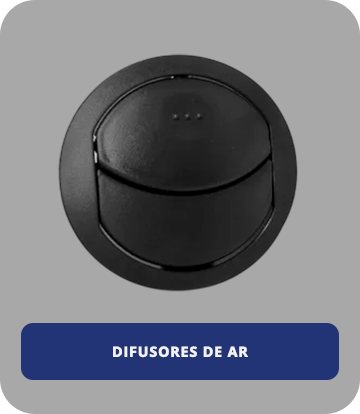 Grade difusor de ar do painel