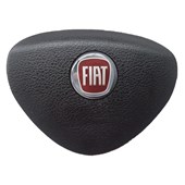 Botão Acionador Buzina Logo Vermelho Carros Fiat
