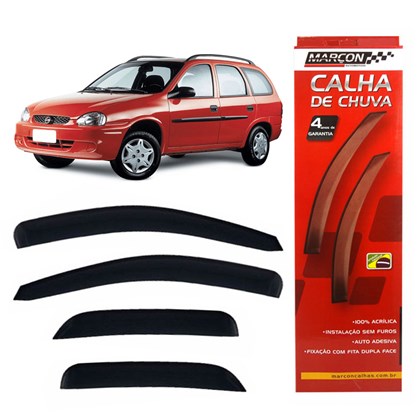 Calha para Carro (Defletor) Corsa Hatch/Wagon/Sedan E Classic 94