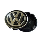 Calota Centro Roda 55mm Com Emblema Carros Volkswagen