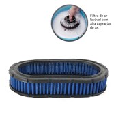 Elemento Filtrante 40mm Oval Azul Universal