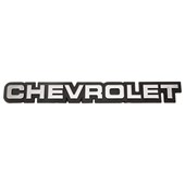 Emblema Chevrolet Cinza Fundo Preto Monza 82/90