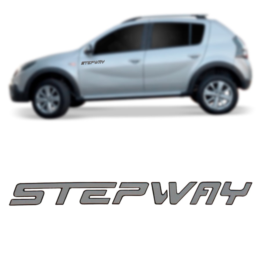 Emblema Lateral Stepway Adesivo Sandero Stepway 2013