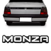 Emblema Monza Cinza Fundo Preto Monza 91/96