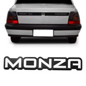 Emblema Monza Cromado Fundo Preto Monza 91/96