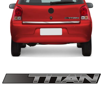 Faixa Lateral Titan Escovado Saveiro 2008/2013 - Carblue