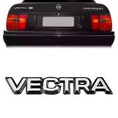Emblema Vectra Cromado Fundo Preto Vectra 94/96
