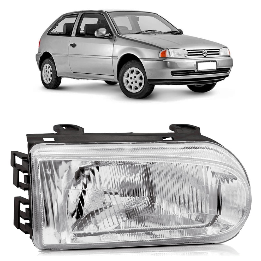 Farol Lente Vidro Gol G2 95/99 Direito