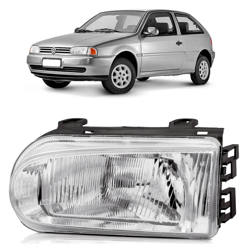Farol Lente Vidro Gol G2 95/99 Direito