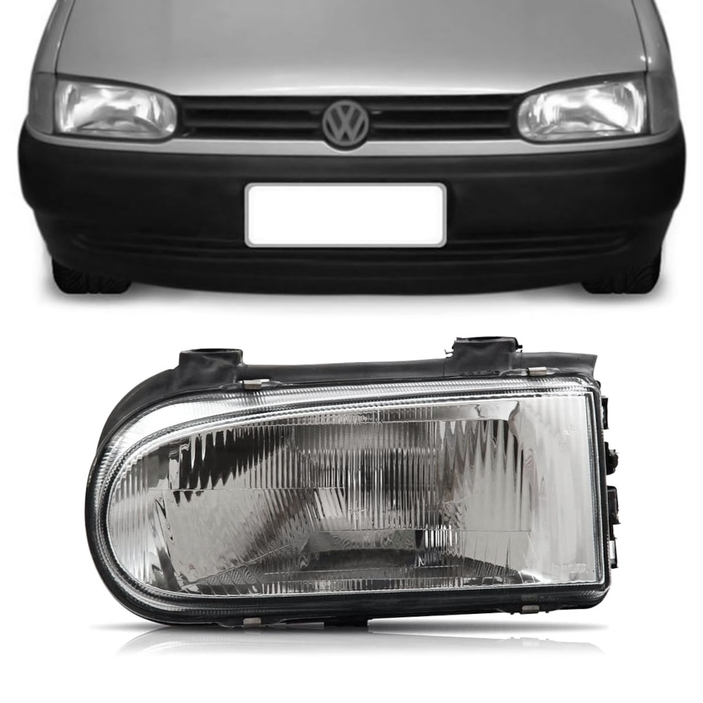 Farol Metalizado Modelo Arteb Gol G2 95/99