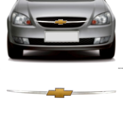 Emblema Grade Chevrolet Dourado Corsa Classic 2015 2016 - Carblue