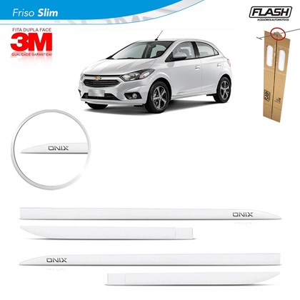 Friso Lateral Slim Branco Summit Onix 2020 - Carblue