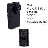 Interruptor Vidro Dianteiro 6 Pinos Onix 2013/2019