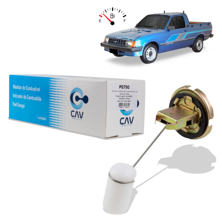 Medidor Combustível Álcool Gasolina Cav P0790