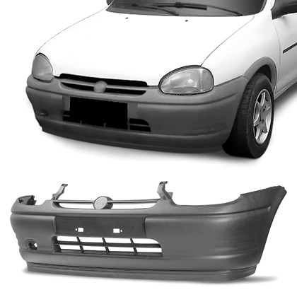 Parachoque Dianteiro Cinza Texturizado Corsa Wagon 96/2002