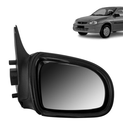 Retrovisor Corsa Sedan Classic 1994 a 2015 2/4 portas com controle e  acabamento - Delivery Peças