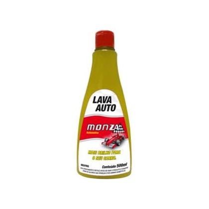 Shampoo para vehículo Monza KIT DE LIMPIEZA PARA CARROS LAVA AUTO  detergente automotriz de 500mL con aroma neutro